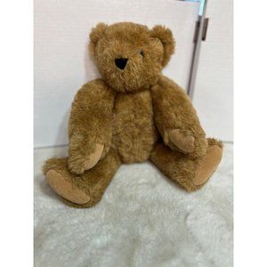 Vermont Teddy Bear fully Jointed brown stuffed animal bear